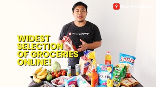 The widest selection of groceries and essentials online