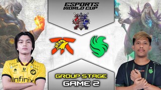 FNATIC ONIC vs TEAM FALCONS GAME 2 | MSC 2024 GROUP STAGE