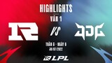 RNG vs JDG | Highlights - Game 1 | Tuần 8 Ngày 6 | LPL Mùa Hè 2022