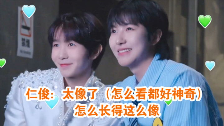 เหรินจวิ้นดูคลิปของตัวเองกับริโอะแล้วถอนใจว่า: หน้าเหมือนกันมาก เหมือนจนเกินไปแล้ว..