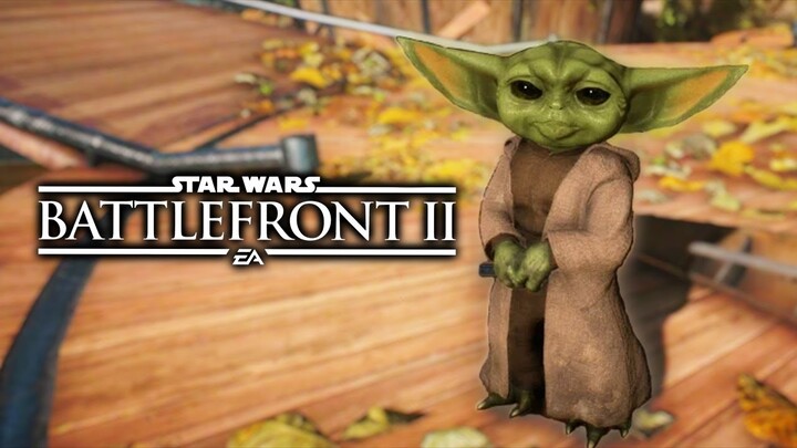 Star Wars Battlefront 2 - Funny Moments #47 BABY YODA