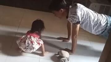 EXERCISE YUNG BABY...