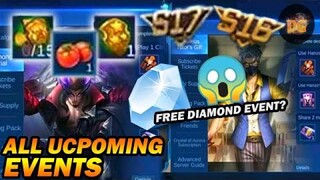 ALL UPCOMING EVENTS IN MOBILE LEGENDS