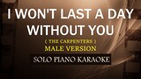I WON'T LAST A DAY WITHOUT YOU ( MALE VERSION ) ( THE CARPENTERS ) (COVER_CY)