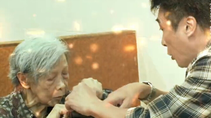 It was just the most ordinary of greetings, yet it moved an 86-year-old grandmother to tears.