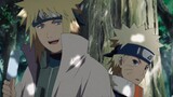 Minato teaches Naruto how to make Rasengan