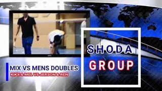 HIGHLIGHTS GAME BADMINTON  MIX VS MENS DOUBLES JERSON & REN VS KIKX & MEL