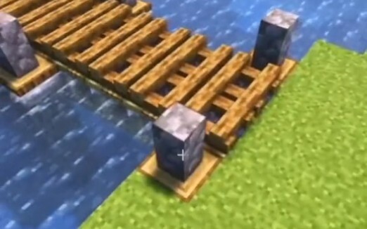 Minecraft：新手木桥搭建！