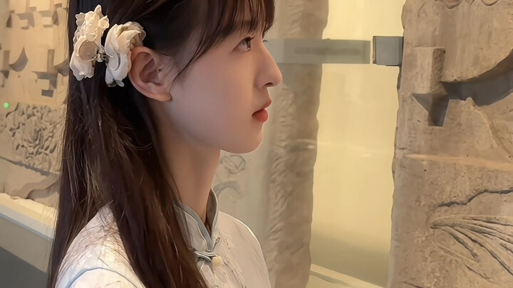 Of course I have to wear a cheongsam once!