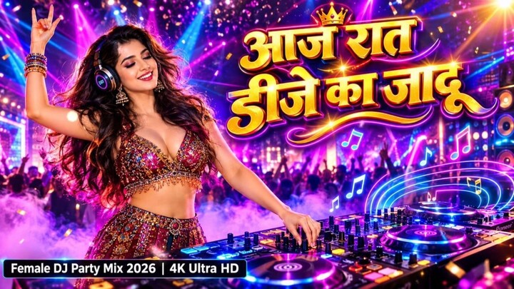 Hindi Song-( आज रात डीजे का जादू )-DJ Party Song 2026  Bollywood Dance Song  Par