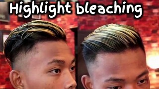 semir rambut highlight | bleaching keren