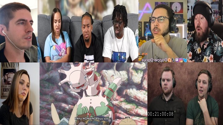 MADE IN ABYSS EPISODE 2x2 REACTION MASHUP!!