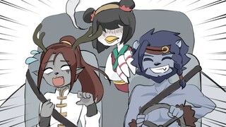 【喜灰/奇侠大营救/手书】风冥寒三人组‖秋名山车神！