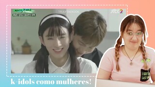 REAGINDO À 'K-IDOLS VESTIDOS DE MULHERES'