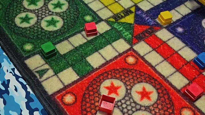 friends play ludoo