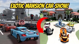 Greenville, Wisc Roblox l RARE Mansion Car Show Driving Empire Update Roleplay