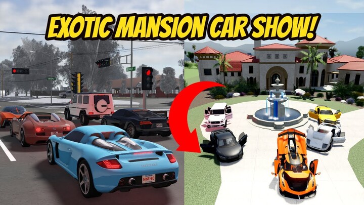 Greenville, Wisc Roblox l RARE Mansion Car Show Driving Empire Update Roleplay
