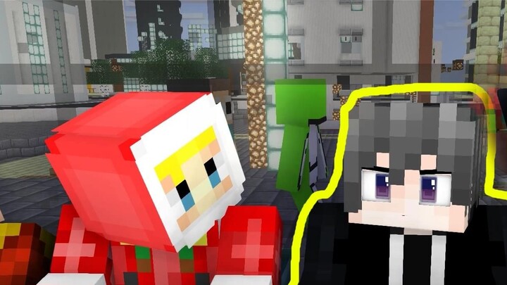 Minecraft funny MC animation: when eating with friends, he tricked me into paying the bill