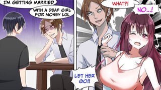 A Man Tries To Marry My Hot & Deaf Childhood Friend For Money, And I Saved Her (RomCom Manga Dub)