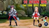 10 Best Graphic ACTION RPG Games for LOW END PHONE can be play Offline & Online on Android & iOS
