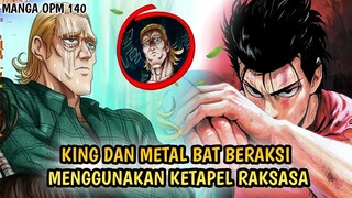 KING BERAKSI DENGAN KETAPEL RAKSASA MENUJU PERTARUNGAN | MANGA OPM 140