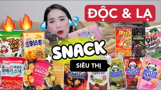 [Review] 1001 loại SNACK, bimbim, đồ ăn vặt ở SIÊU THỊ ĐỘC LẠ!