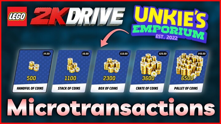 How BAD are the Microtransactions in LEGO 2K Drive? | Unkie's Emporium