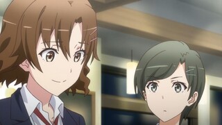 The former Hachiman was abandoned by Orimoto, and the current Hachiman is too high for her to reach