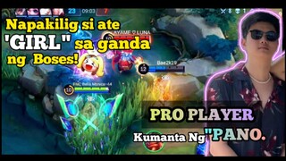 Pro player nag Zilong at kumanta pa Ng PANO napakilig tuloy si ate girl