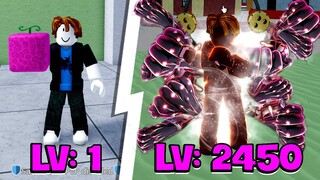 Zeno Thử Thách 100 Ngày Trở Thành Người Cao Su Trong Blox Fruit (level 1 to max in roblox)