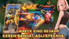 ASLI KEREN❗ WRECK KING REVAMP SKIN - MUSUH AUTO KORBAN TABRAK LARI - MOBILE LEGENDS