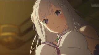 Emilia yang frustrasi VS Emilia yang bermata cerah