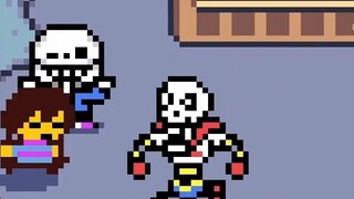 [Hoạt hình theo phong cách pixel Undertale] Thị trấn tuyết (Tác giả: Gatekid3)