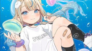 【中日歌词/最终话插曲/完整版】夜晚的水母不会游泳「深海遊泳」JELEE【无损音质】