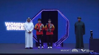 CHENYUANYU-KUAIMAN-SHIXUNYAO-WTT Contender Muscat 2025-TRAO GIẢI