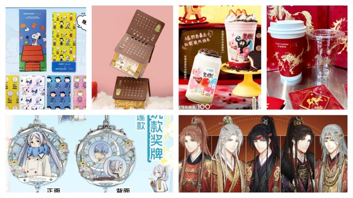 2.6 Kolaborasi terbaru dengan 6 merek (Chucha, Yogurt Guanguan, Qifen Tian, Kudi, Keep, dan toko pen