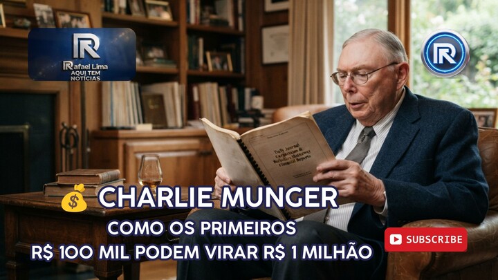 CHARLIE MUNGER COMO OS PRIMEIROS R$ 100 MIL PODEM VIRAR R$ 1 MILHÃO
