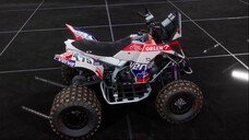 Quad Yamaha raptor 700 in Dakar Desert Rally. Orlenteam