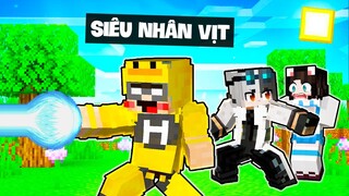 MINECRAFT NHƯNG CÓ SIÊU NĂNG LỰC? SIRO CHẾ TẠO BỘ GIÁP SIÊU NHÂN VỊT ĐỂ CỨU LÀNG HERO TEAM