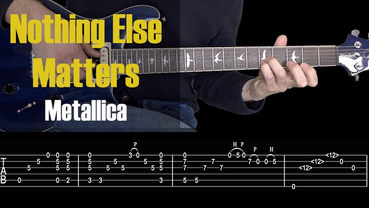 Nothing Else Matters - Guitar Tutorial With Tabs