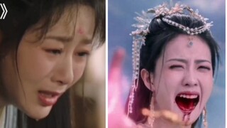 Roaring acting comparison: Yelling and yelling, Yang Zi and Bai Lu's acting is a bit similar.
