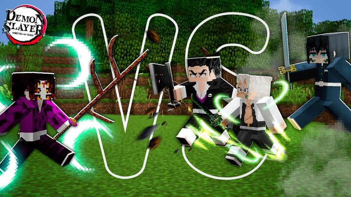 Recriei as Melhores Batalhas de Demon Slayer no Minecraft (Kimetsu no Yaiba)