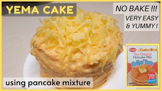 No Bake Yema Cake from Pancake mix