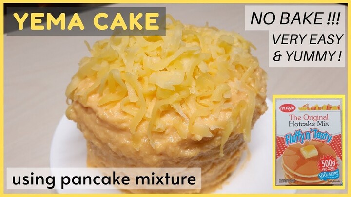 No Bake Yema Cake from Pancake mix