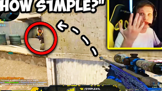 S1MPLE WTF นั่นมันสะบัดเหรอ! เป้าหมายของ NIKO! CSGO Twitch คลิป