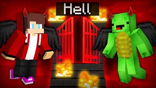 Mikey & JJ Go To HELL in Minecraft ! Hell in Minecraft (Maizen Mizen Mazien)