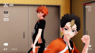 [MMD x Haikyuu!!] DA DA DA - Hinata & Nishinoya