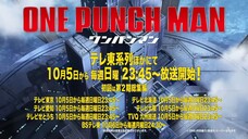 💫"One-Punch Man" TV Anime Season 3 New CM.💫Broadcasting begins on October 5 with a special recap