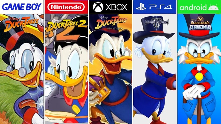 DuckTales Game Evolution 1989 - 2022