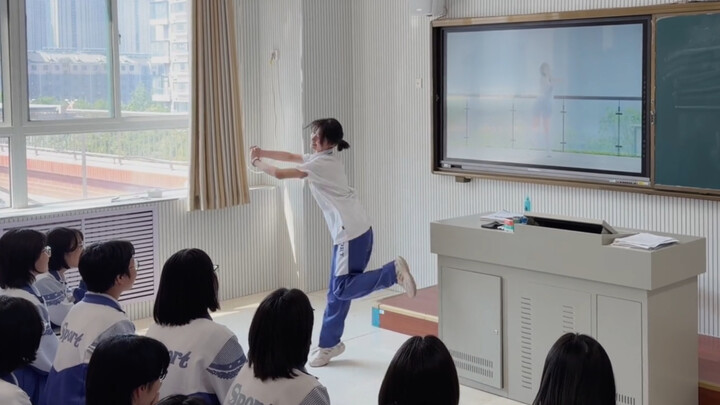 When a dance-channel uploader performed at their high school class talent show and even projected th